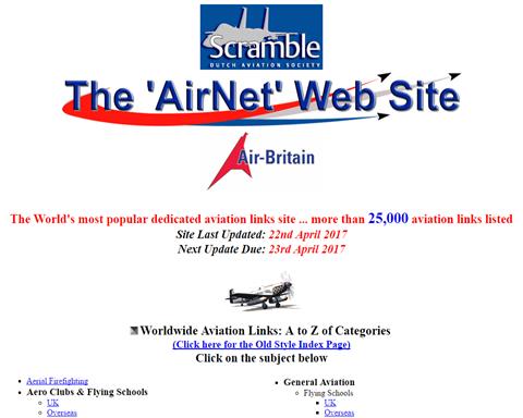 AirNet Aviation Links
